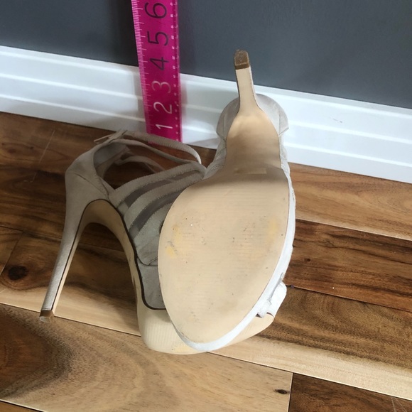 Suede Platform Heels - Picture 4 of 7